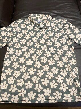 Chubbies Polo Green/Floral X-Large